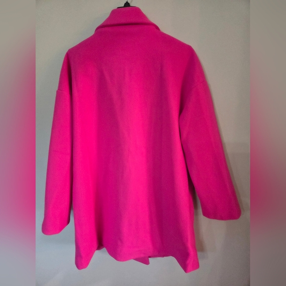 She + Sky MAGENTA Peacoat Size Large - Picture 3 of 10